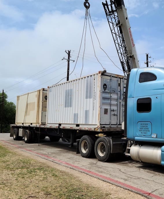 double container trailer